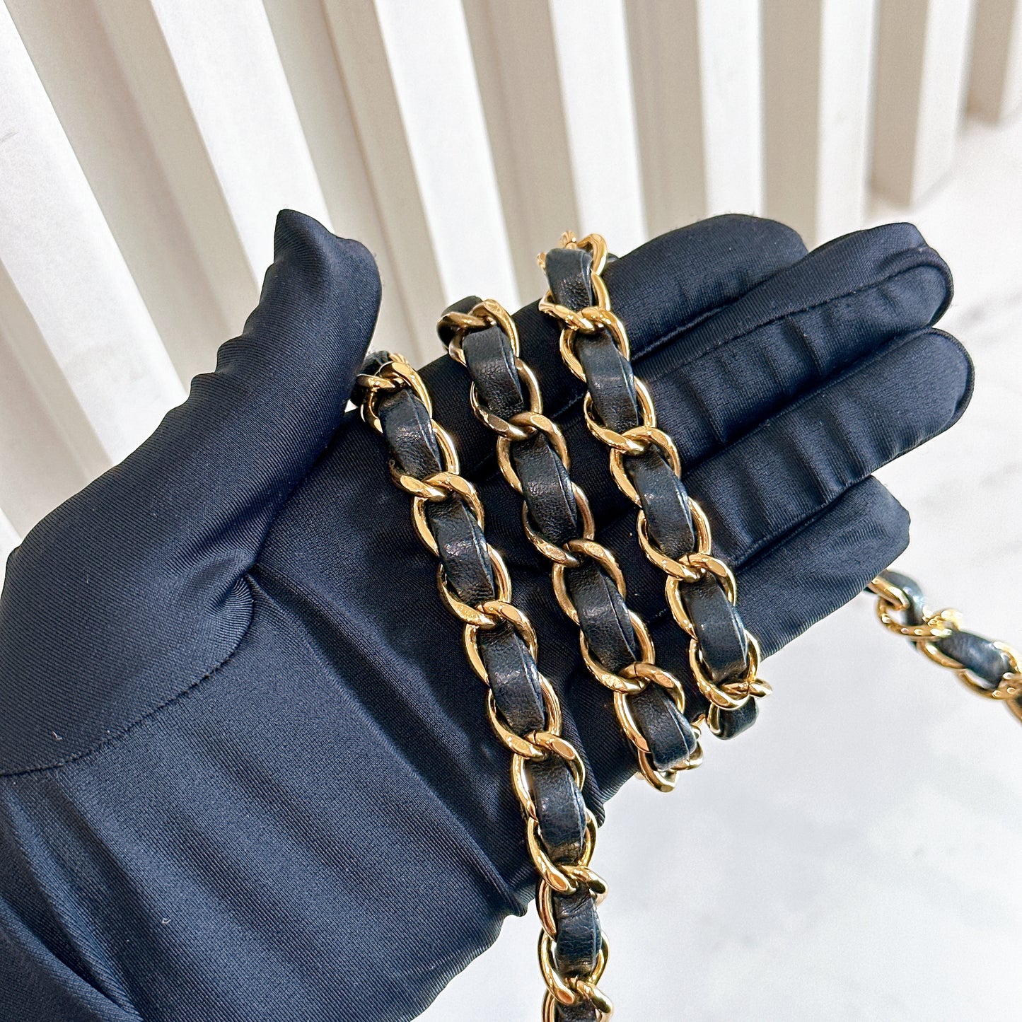 Chanel Golden Class Flap Bag in Black
