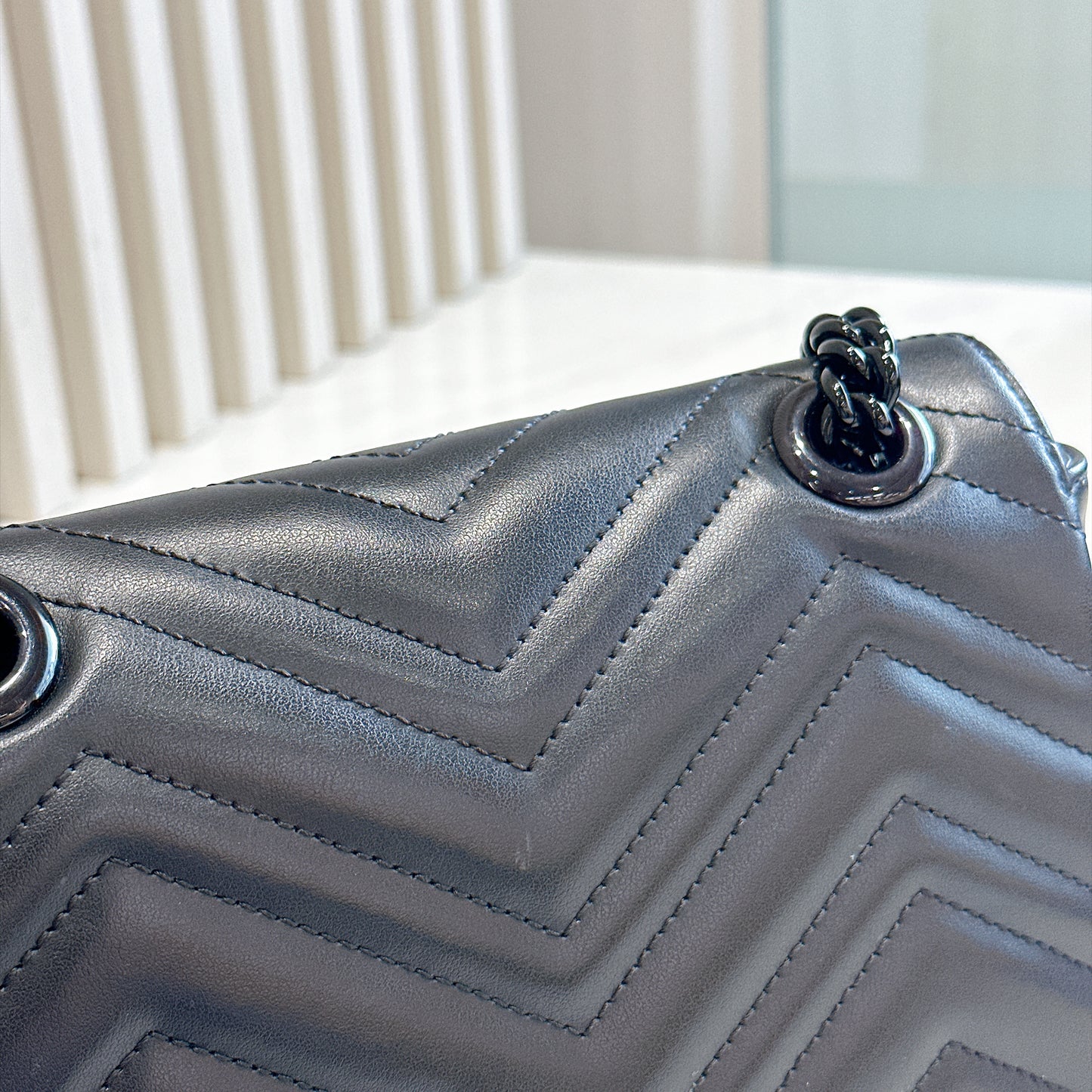 Gucci Marmont Flap Bag Matelasse Leather in Mini