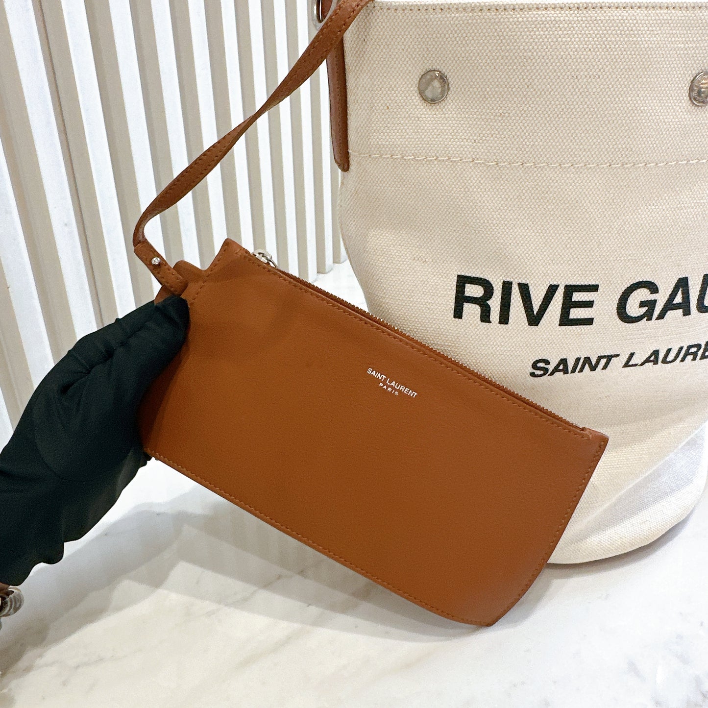 YSL Rive Gauche Bucket Bag