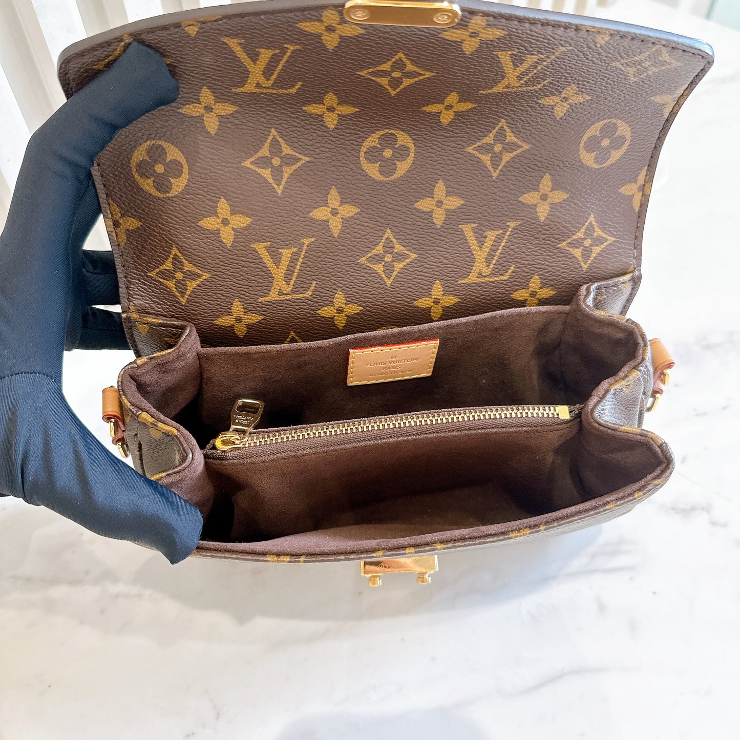 LV Monogram Metis East West