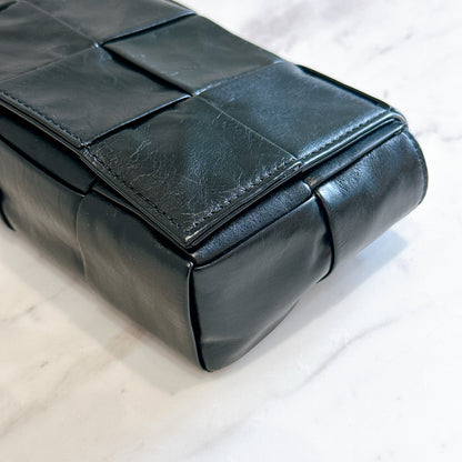 Bottega Veneta Paper Calfskin Intreccio Cassette Belt Bag
