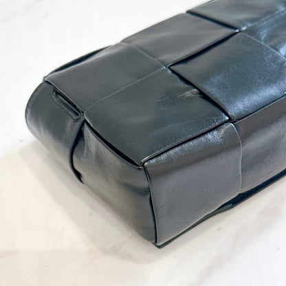 Bottega Veneta Paper Calfskin Intreccio Cassette Belt Bag