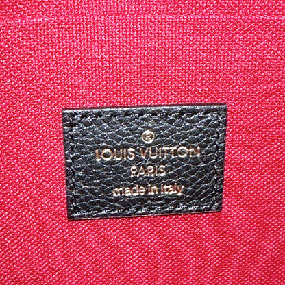 LV Bicolour Felicie Pochette in Black/Creme