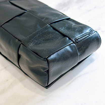 Bottega Veneta Paper Calfskin Intreccio Cassette Belt Bag