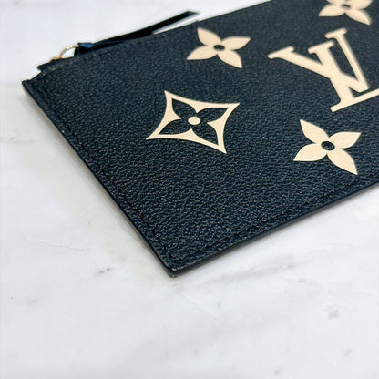 LV Bicolour Felicie Pochette in Black/Creme