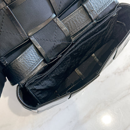 Bottega Veneta Paper Calfskin Intreccio Cassette Belt Bag
