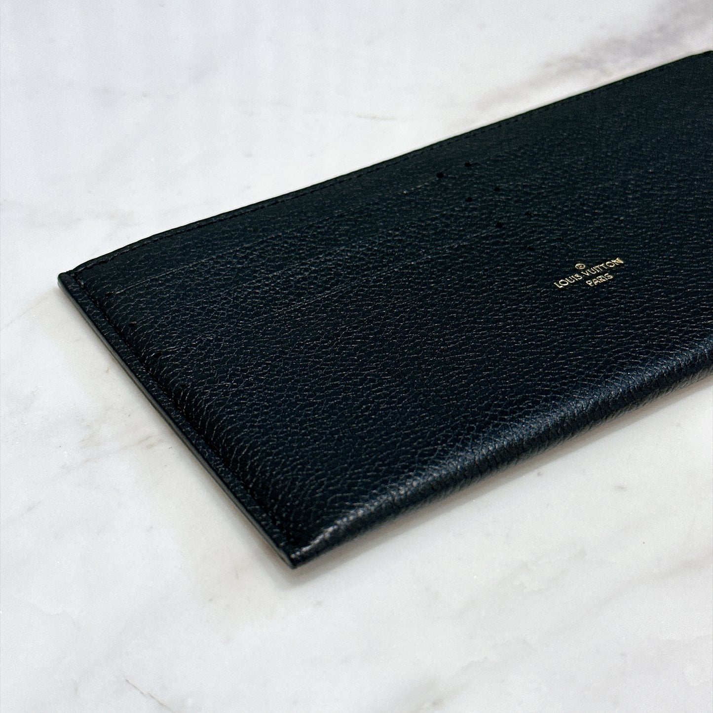 LV Bicolour Felicie Pochette in Black/Creme