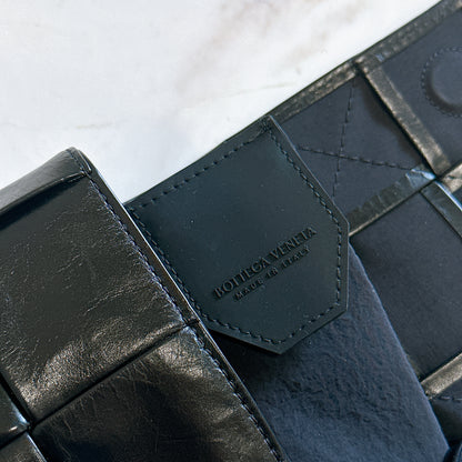 Bottega Veneta Paper Calfskin Intreccio Cassette Belt Bag