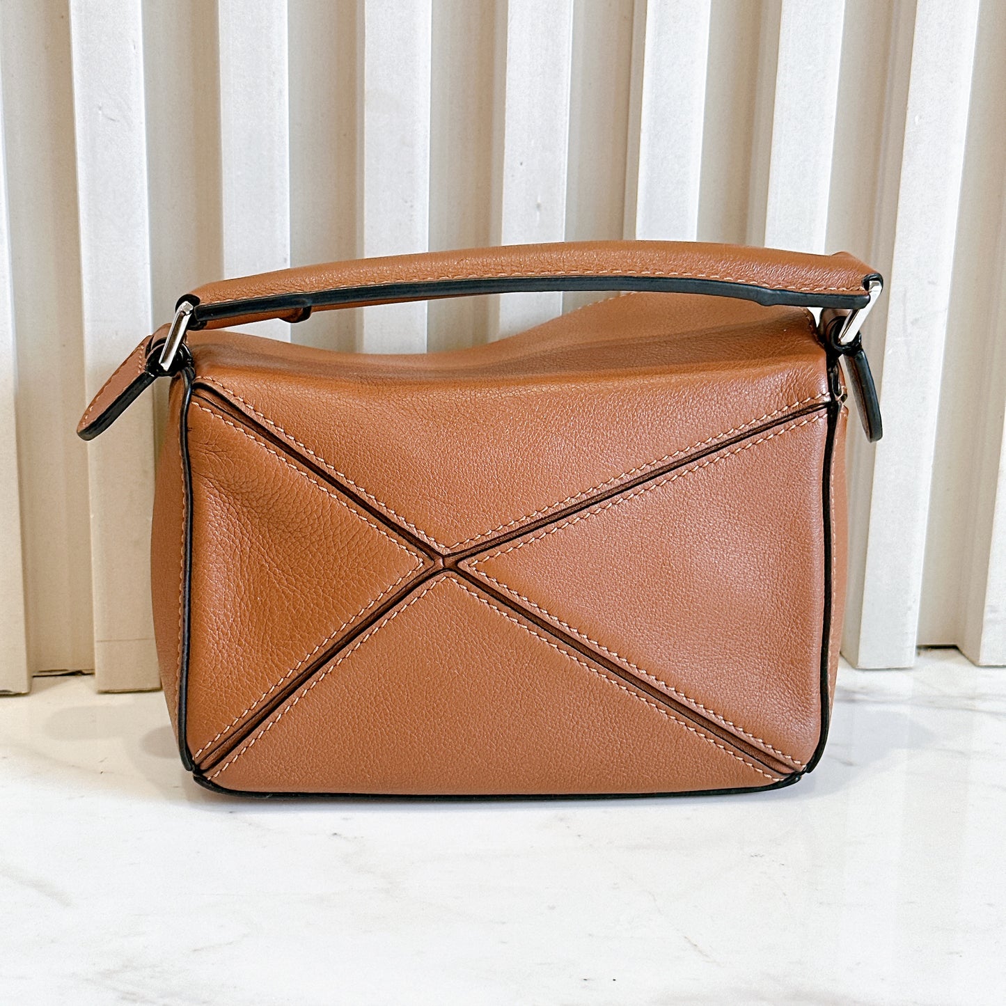 Loewe Mini Puzzle in Tan