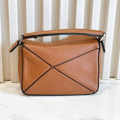 Loewe Mini Puzzle in Tan