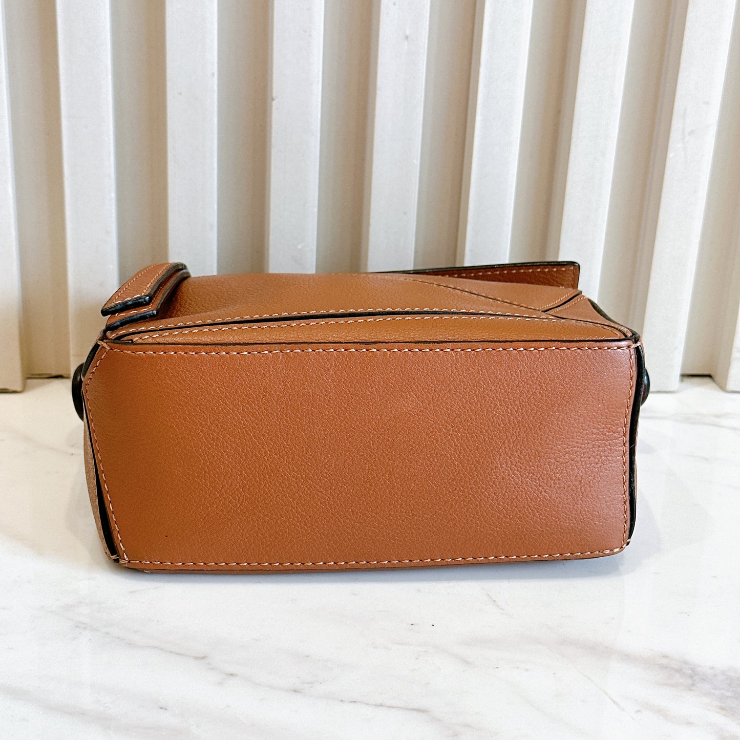 Loewe Mini Puzzle in Tan