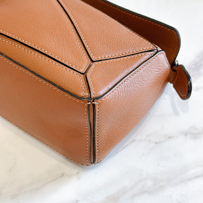Loewe Mini Puzzle in Tan