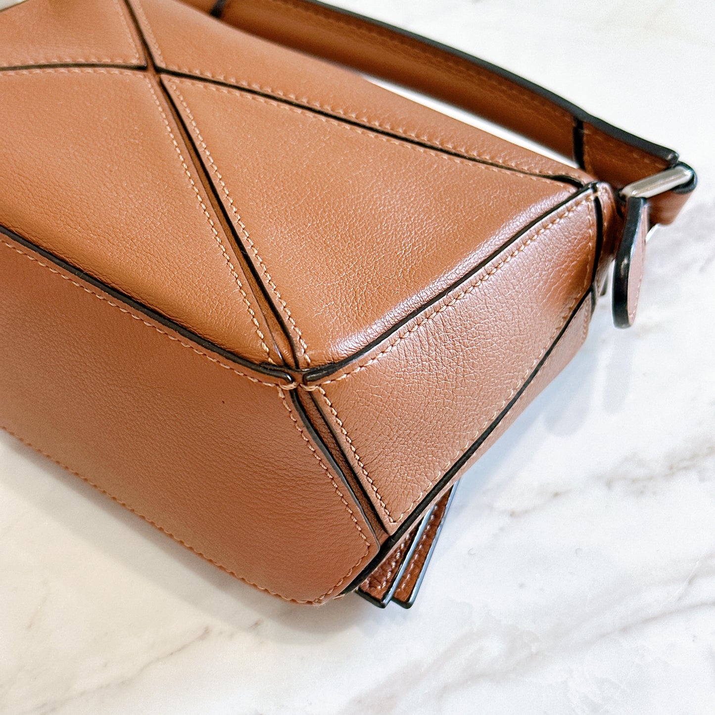 Loewe Mini Puzzle in Tan