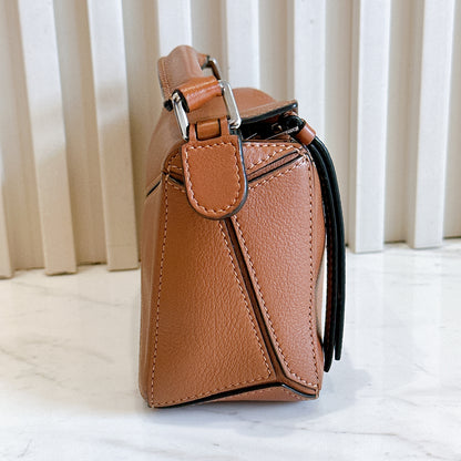 Loewe Mini Puzzle in Tan