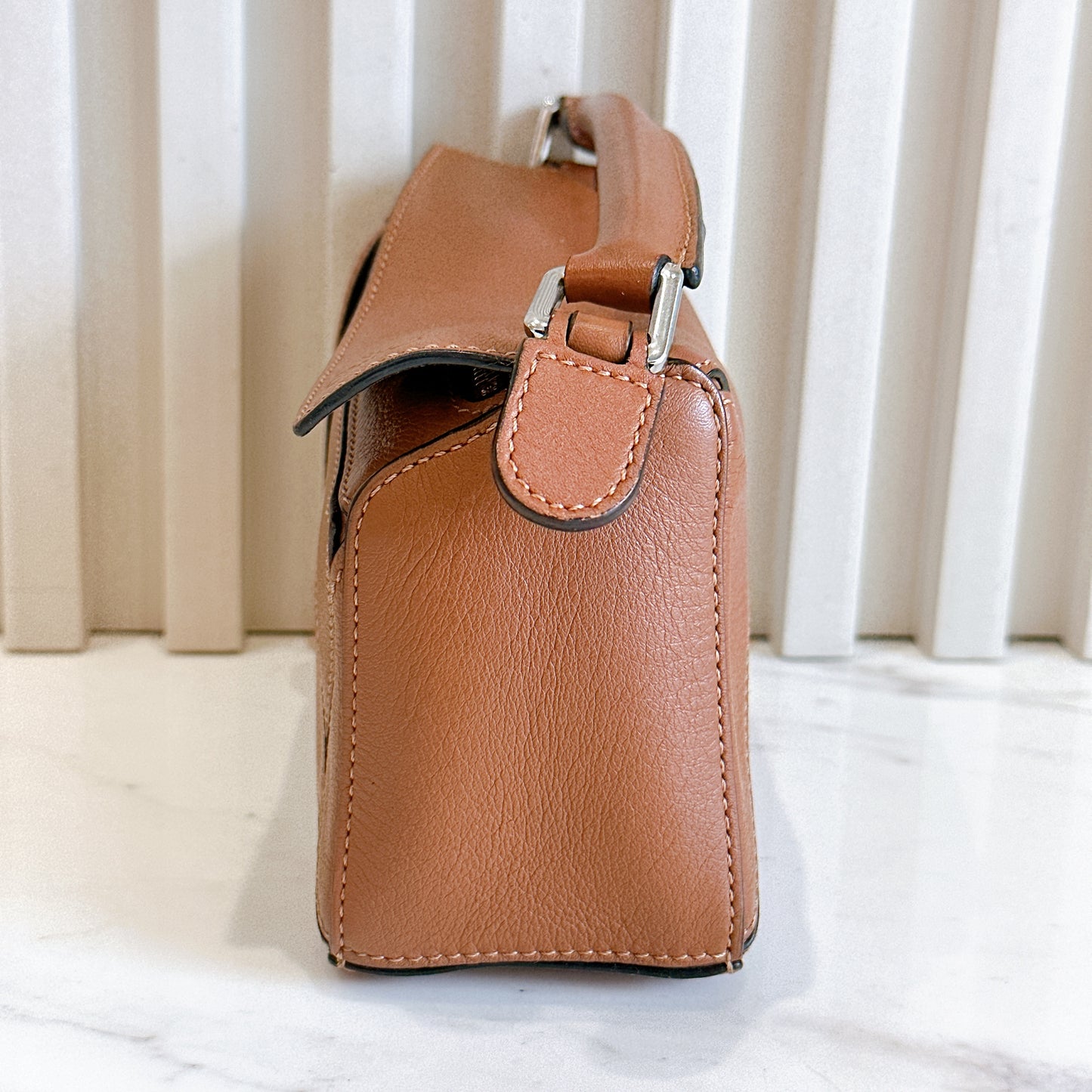 Loewe Mini Puzzle in Tan