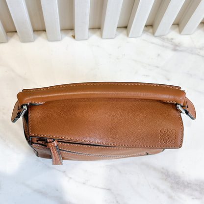 Loewe Mini Puzzle in Tan