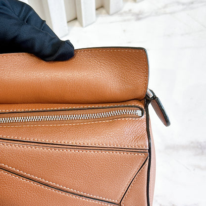 Loewe Mini Puzzle in Tan