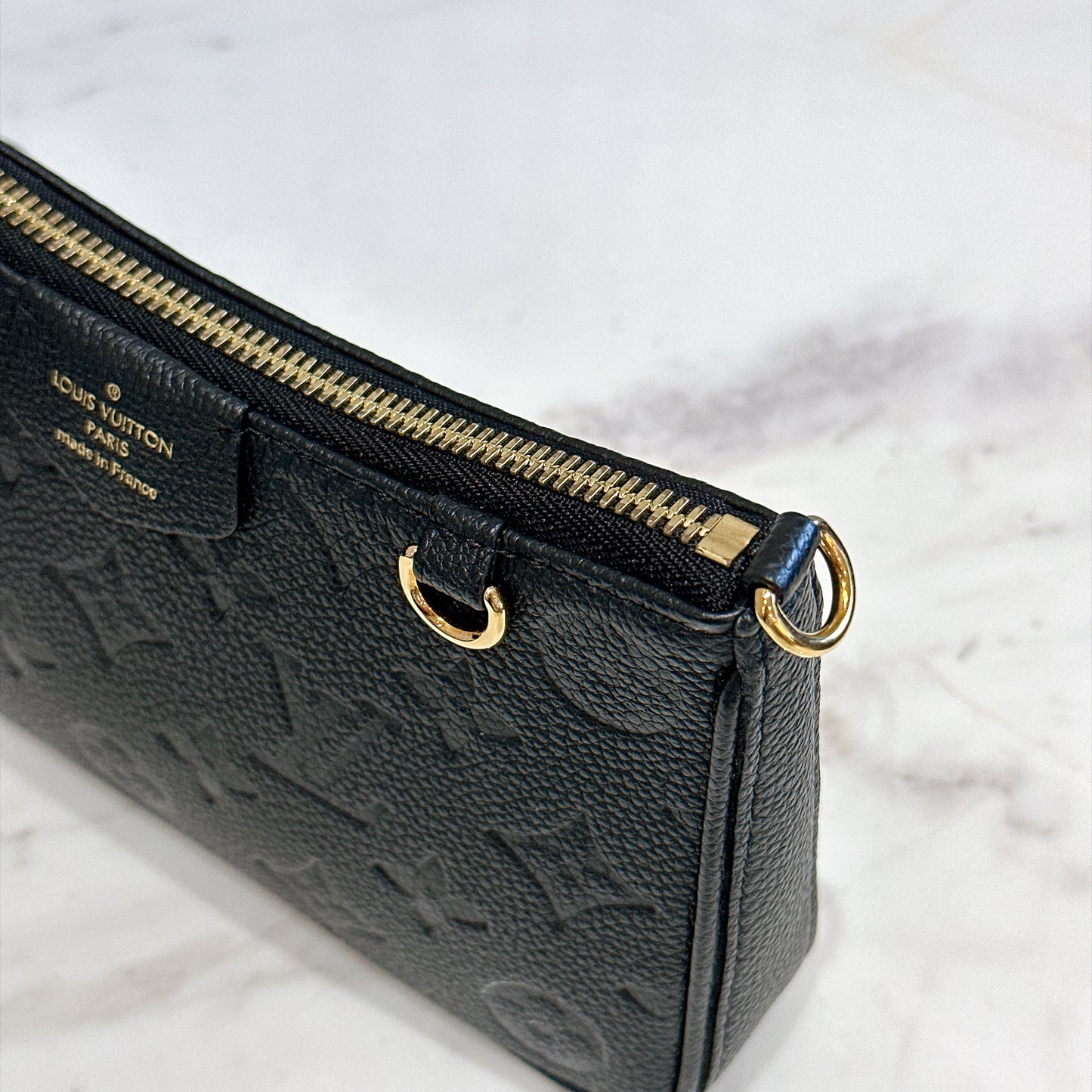 LV Easy Pouch in Black