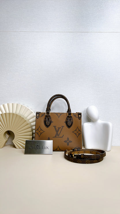 LV On The Go BB in Reverse Monogram