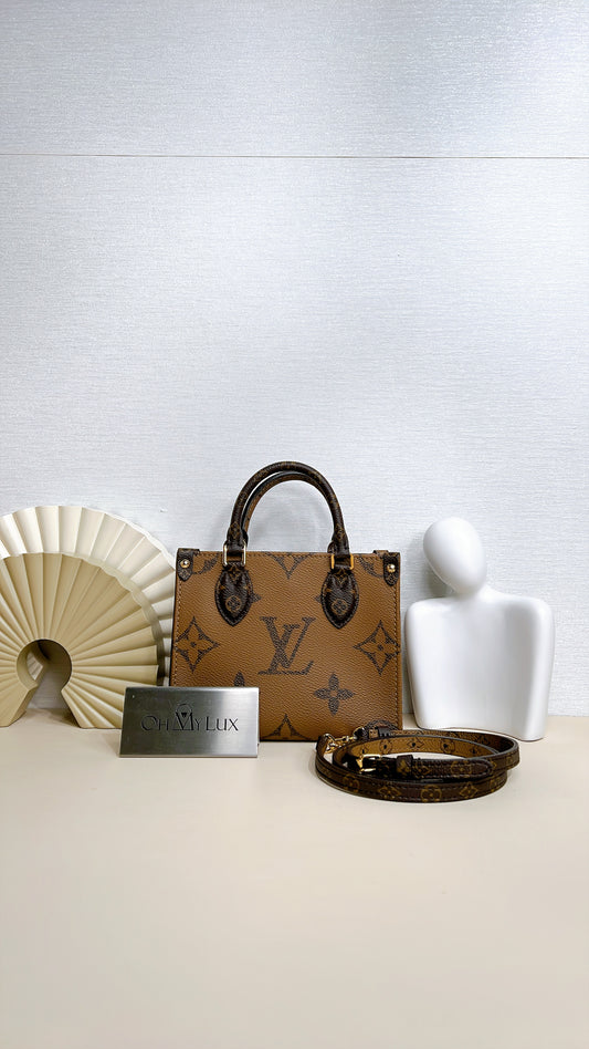 LV On The Go BB in Reverse Monogram