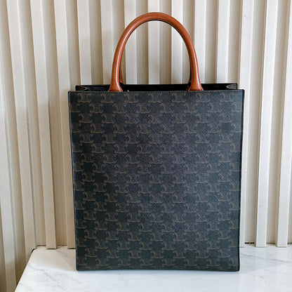 Celine Triomphe Cabas Vertical in Medium