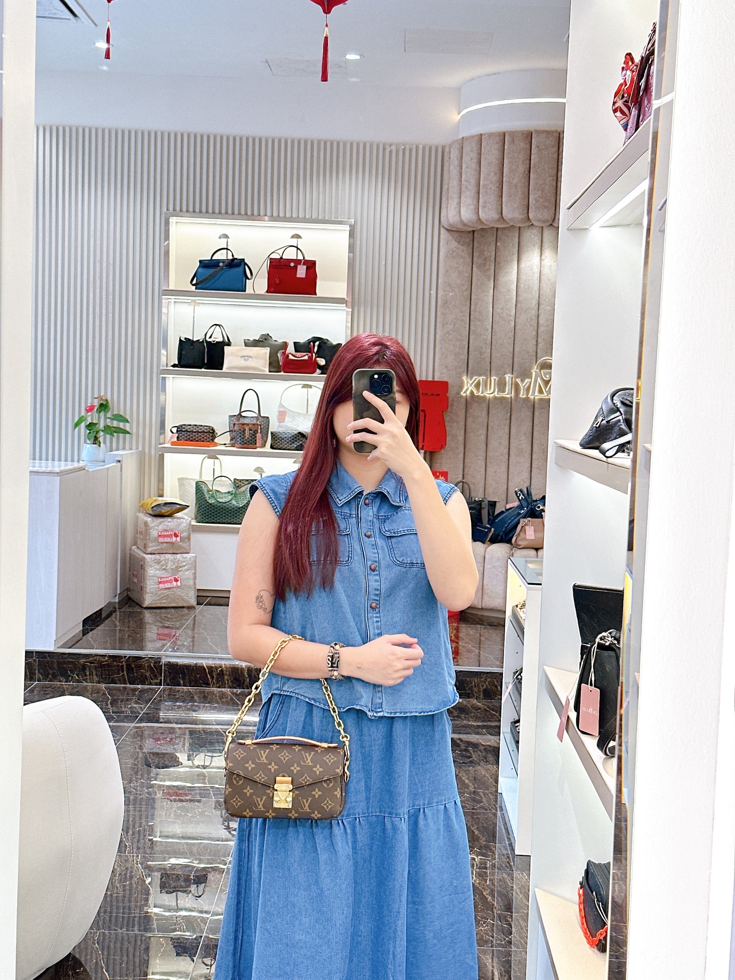 LV Monogram Metis East West