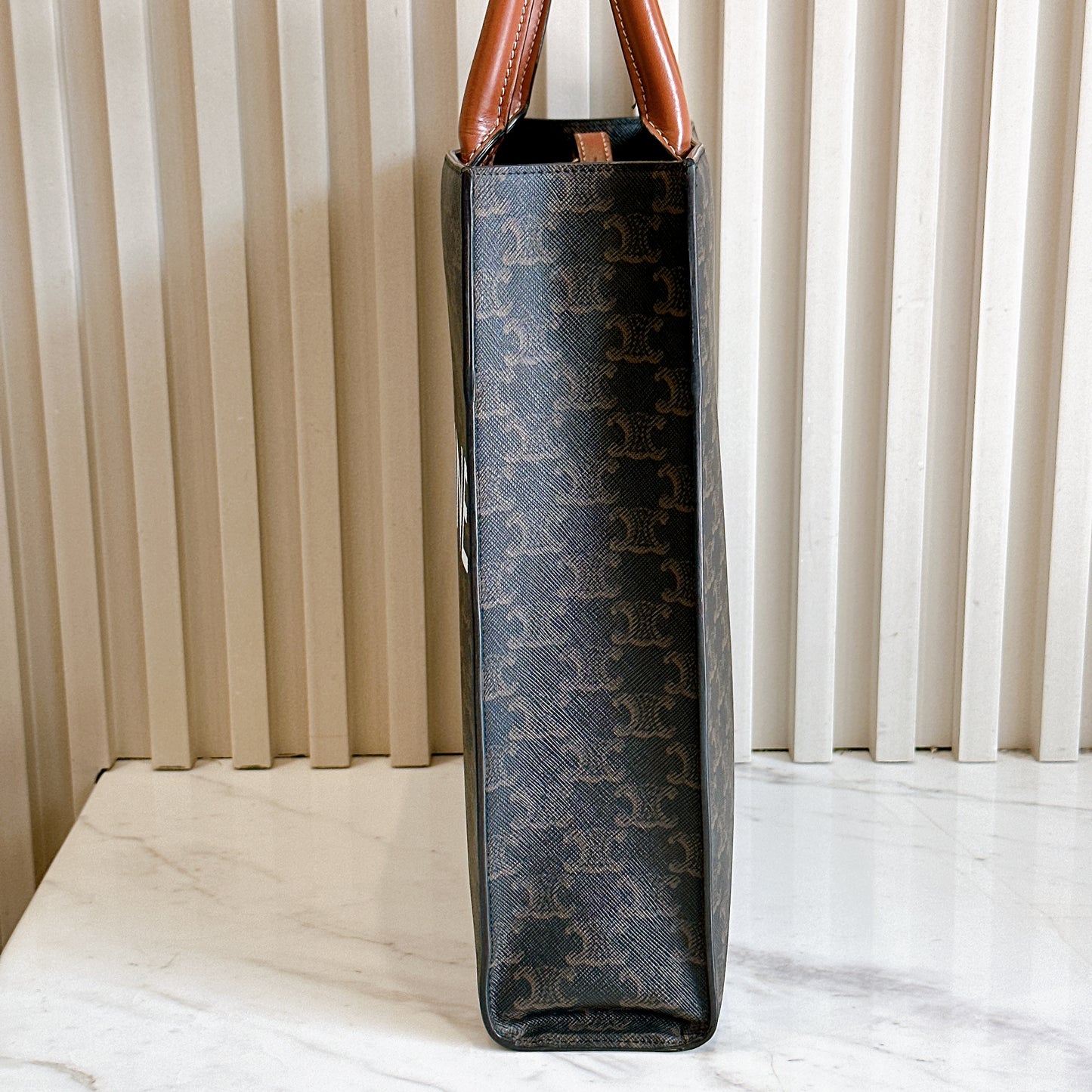 Celine Triomphe Cabas Vertical in Medium