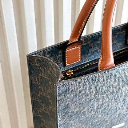 Celine Triomphe Cabas Vertical in Medium