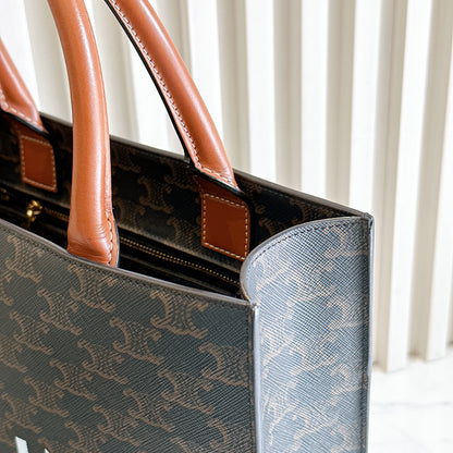 Celine Triomphe Cabas Vertical in Medium