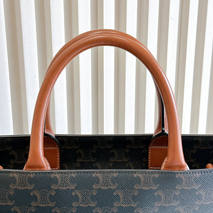 Celine Triomphe Cabas Vertical in Medium