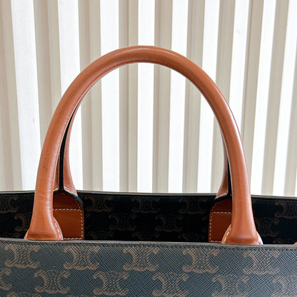 Celine Triomphe Cabas Vertical in Medium