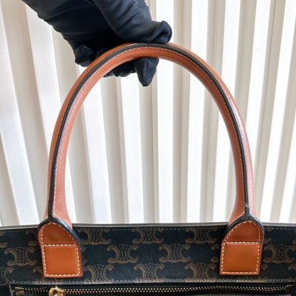 Celine Triomphe Cabas Vertical in Medium