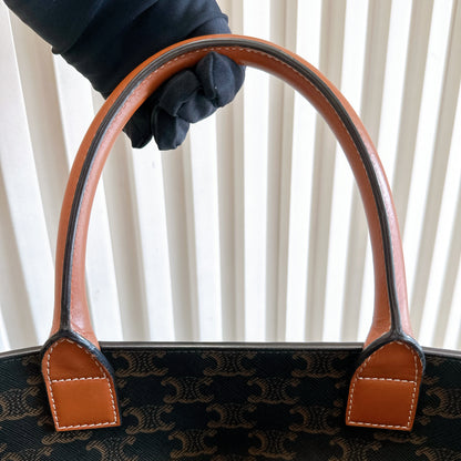 Celine Triomphe Cabas Vertical in Medium