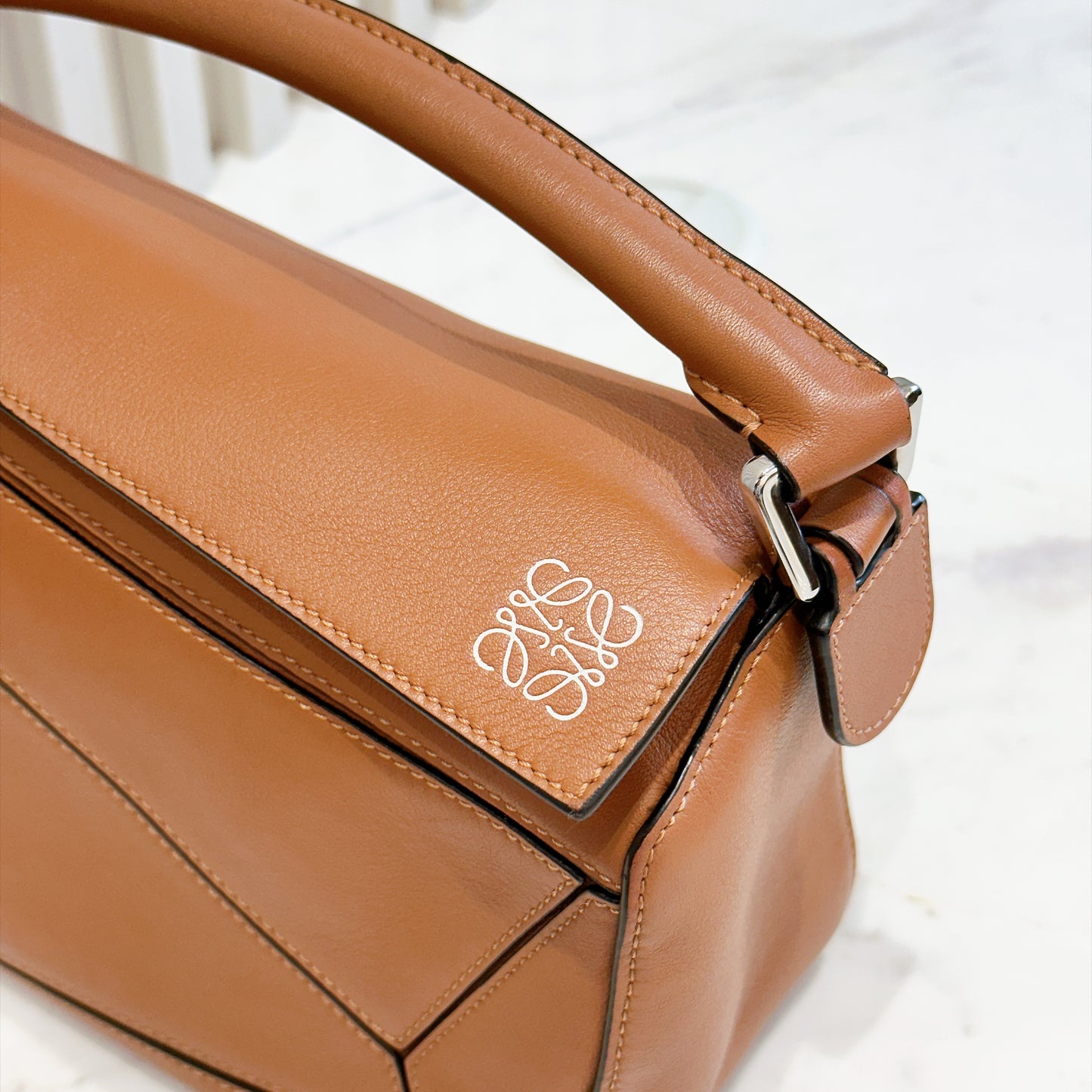 Loewe Small Puzzle in Tan