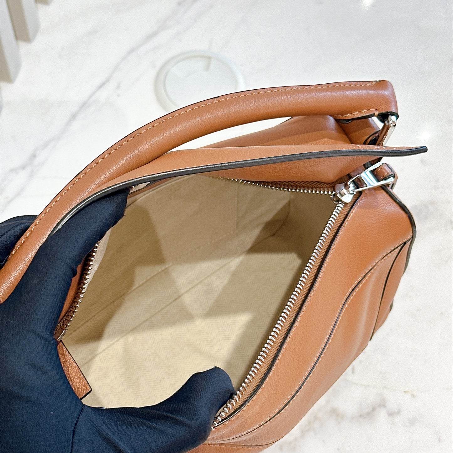Loewe Small Puzzle in Tan