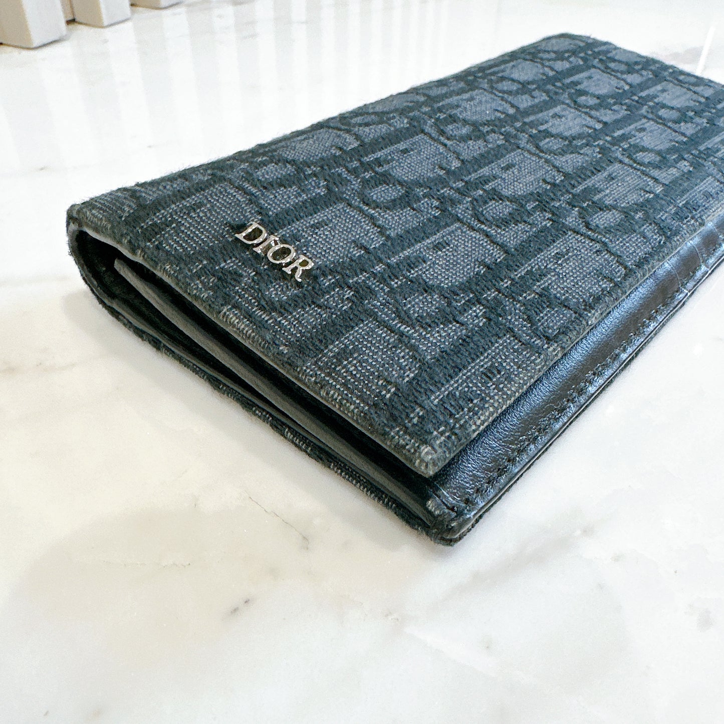 Dior Oblique Long Vertical Wallet