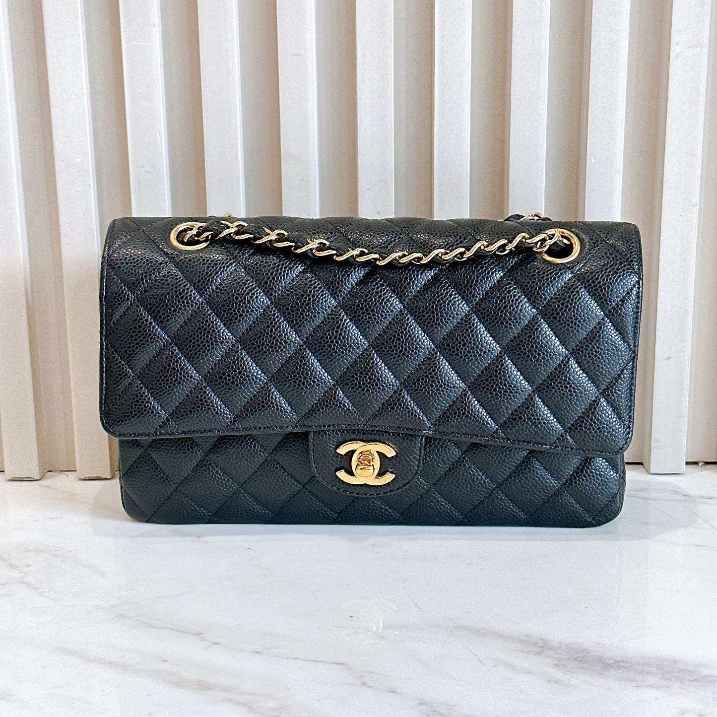 Chanel Classic Flap Medium In Black Caviar GHW