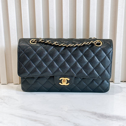 Chanel Classic Flap Medium In Black Caviar GHW