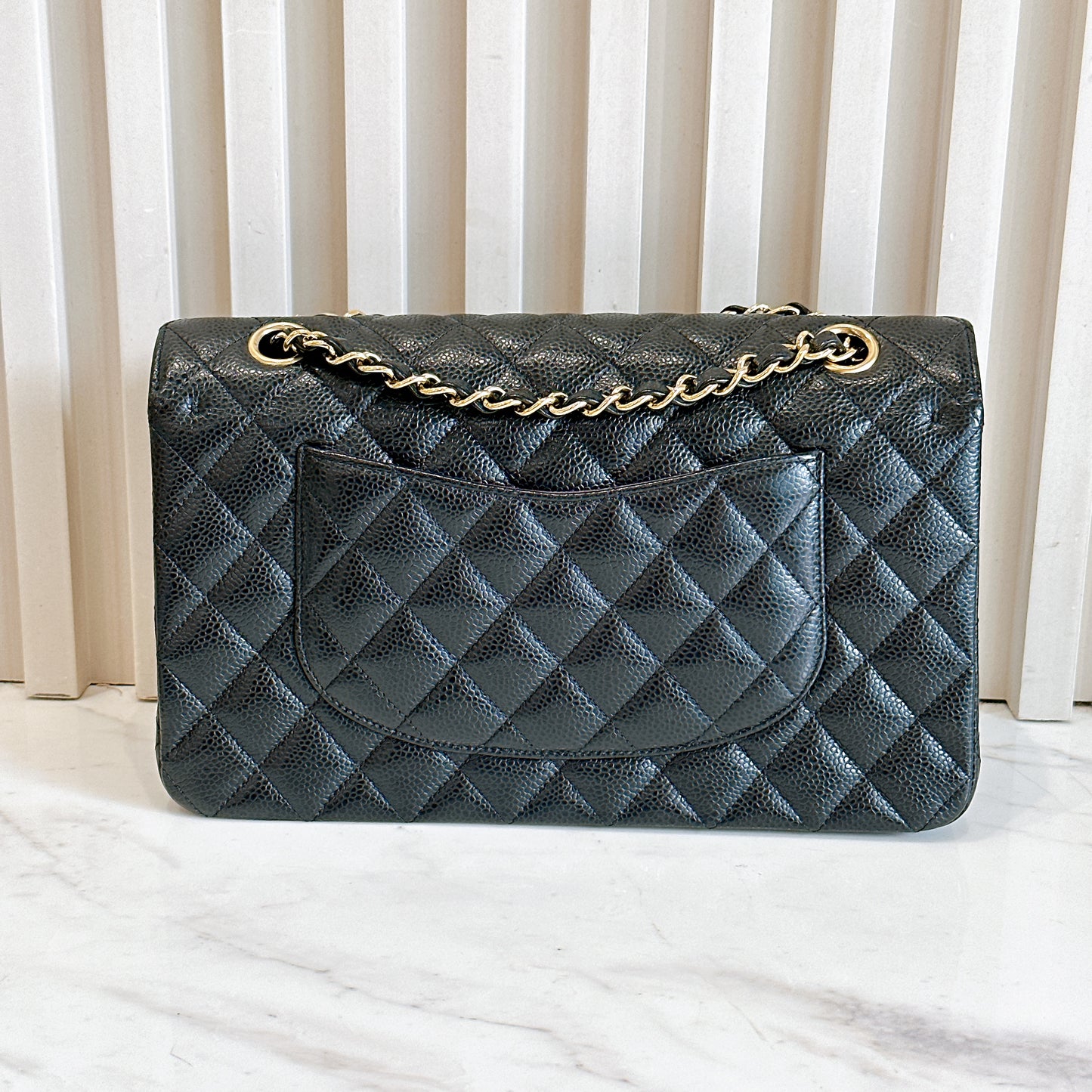 Chanel Classic Flap Medium In Black Caviar GHW