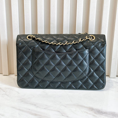 Chanel Classic Flap Medium In Black Caviar GHW