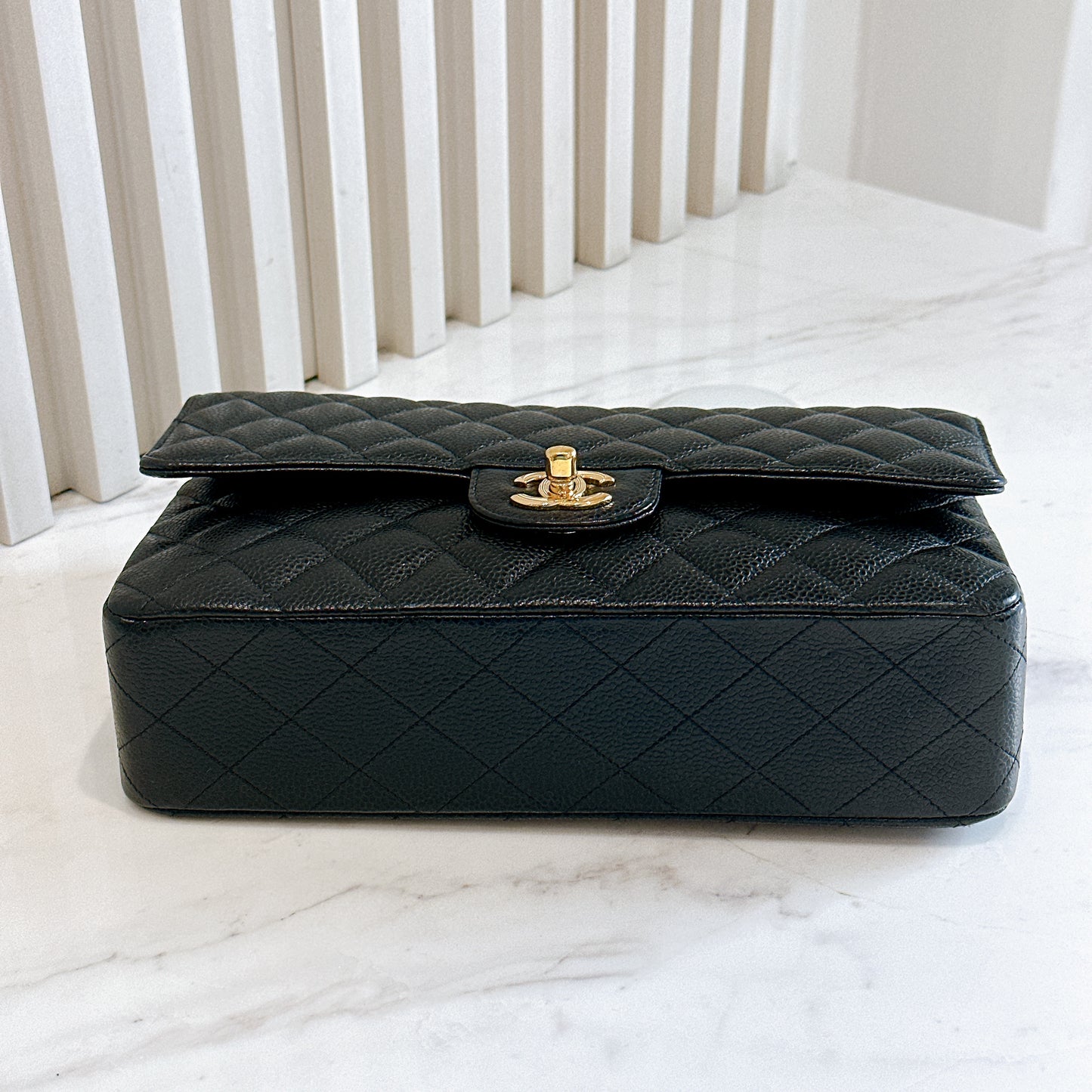 Chanel Classic Flap Medium In Black Caviar GHW