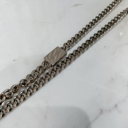 YSL Medium Kate With Tassel in Grey SHW