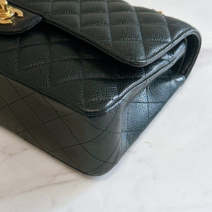 Chanel Classic Flap Medium In Black Caviar GHW