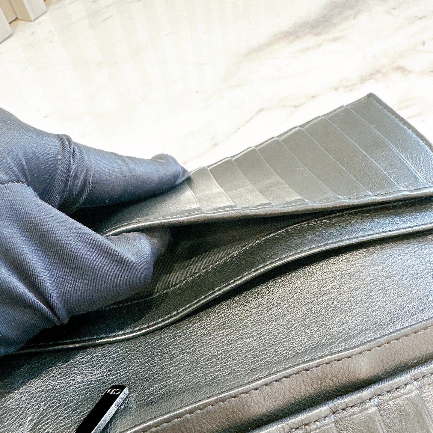 Dior Oblique Long Vertical Wallet