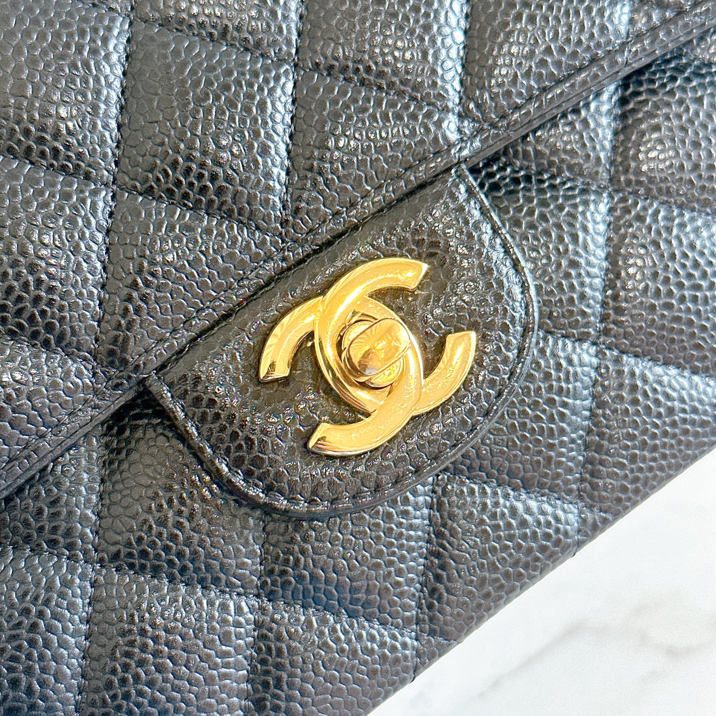Chanel Classic Flap Medium In Black Caviar GHW