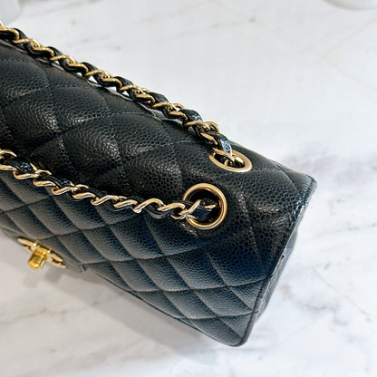 Chanel Classic Flap Medium In Black Caviar GHW