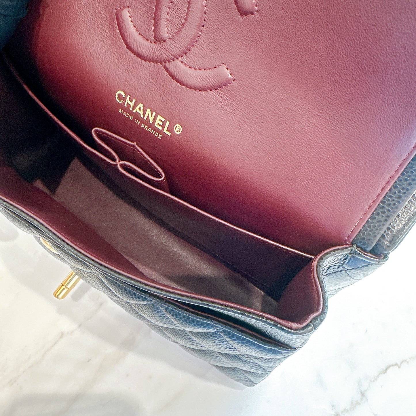 Chanel Classic Flap Medium In Black Caviar GHW