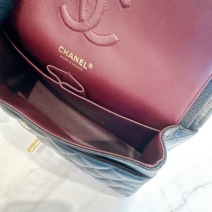 Chanel Classic Flap Medium In Black Caviar GHW