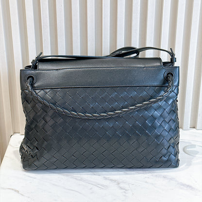 Bottega Veneta Andiamo Messenger in Black
