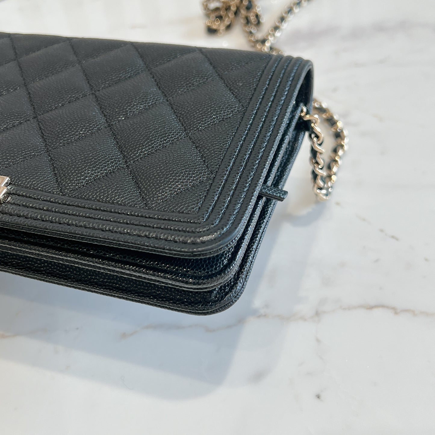 Chanel Boy WOC in Black GHW